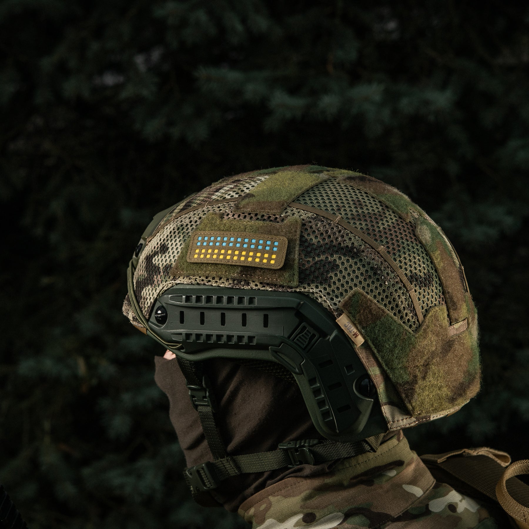 M-Tac нашивка прапор України 25х80 Laser Cut Coyote/Yellow/Blue/GID