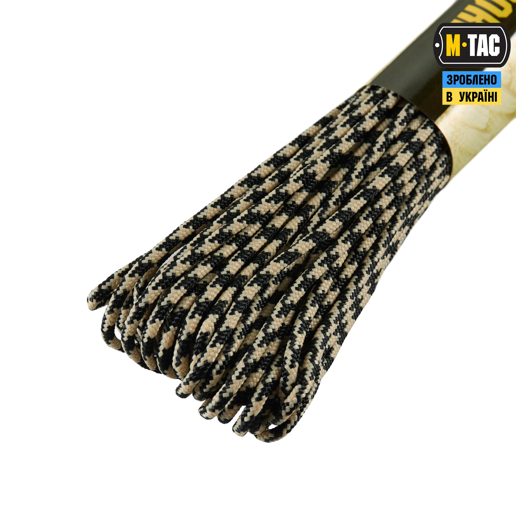 M-Tac паракорд Minicord 15m Black/Sand