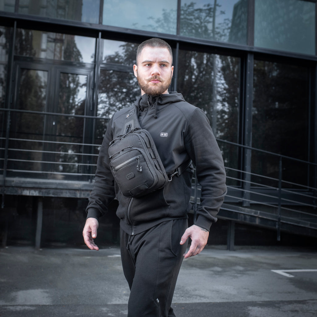 M-Tac сумка Cross Bag Slim Elite Hex Black