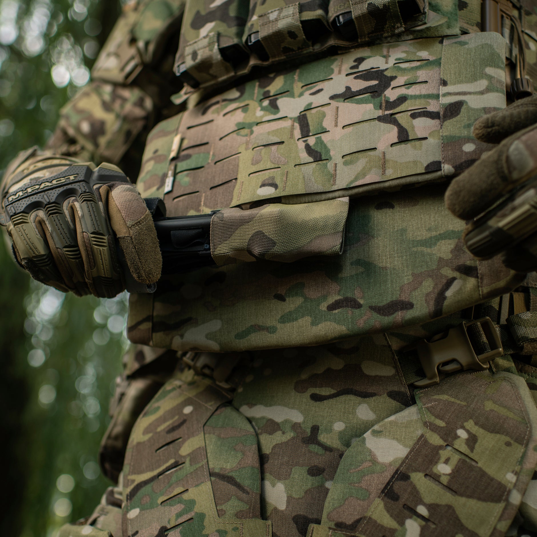 M-Tac захист живота з балістичним пакетом 1 клас захисту Laser Cut Multicam