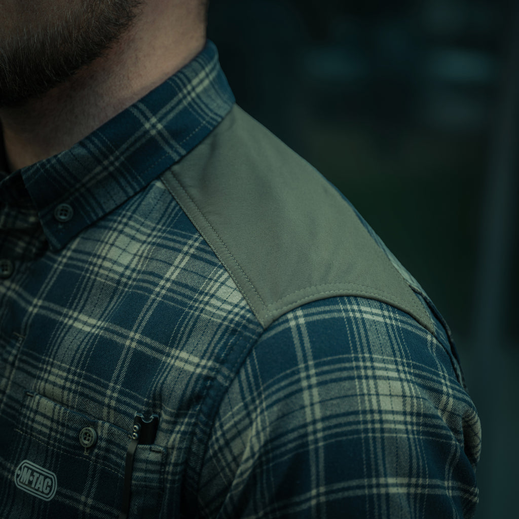 M-Tac сорочка Redneck Shirt Olive/Navy Blue