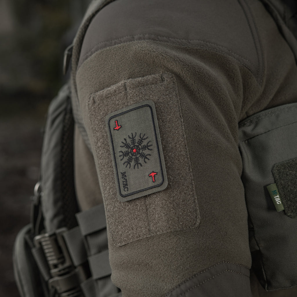 M-Tac нашивка карта Компас Вікінгів (вишивка) Ranger Green