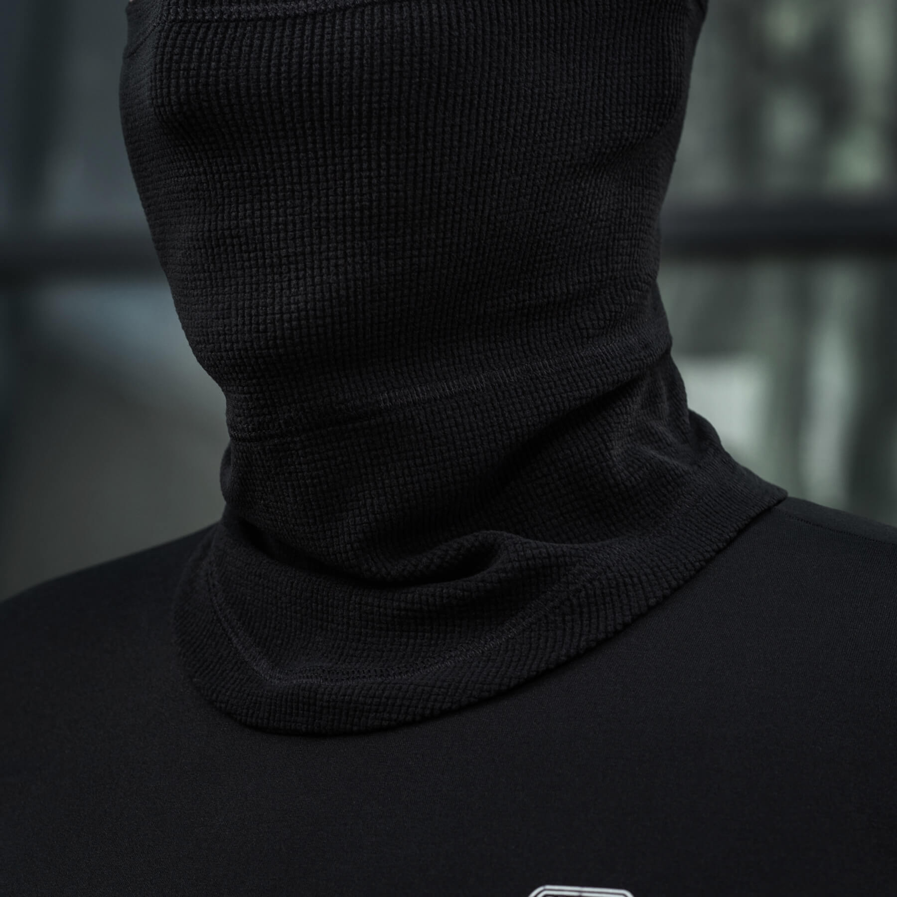 M-Tac шарф-труба довгий мікрофліс ріп-стоп Black