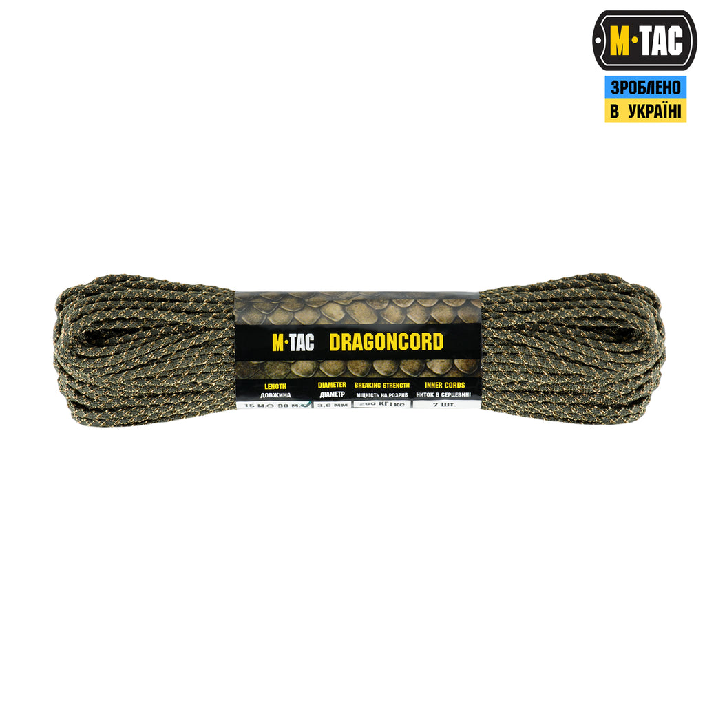 M-Tac паракорд Dragon Cord 30m Ranger Green/Coyote