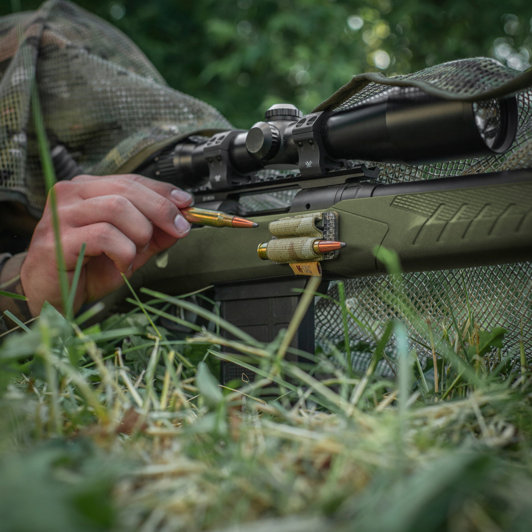 M-Tac Патронташ на липучці для 2-х патронів кал. 308 Multicam