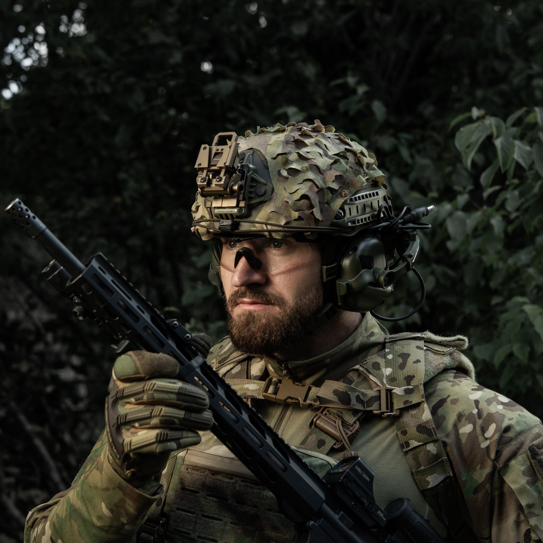 M-Tac кавер на шолом Вільха FAST Multicam