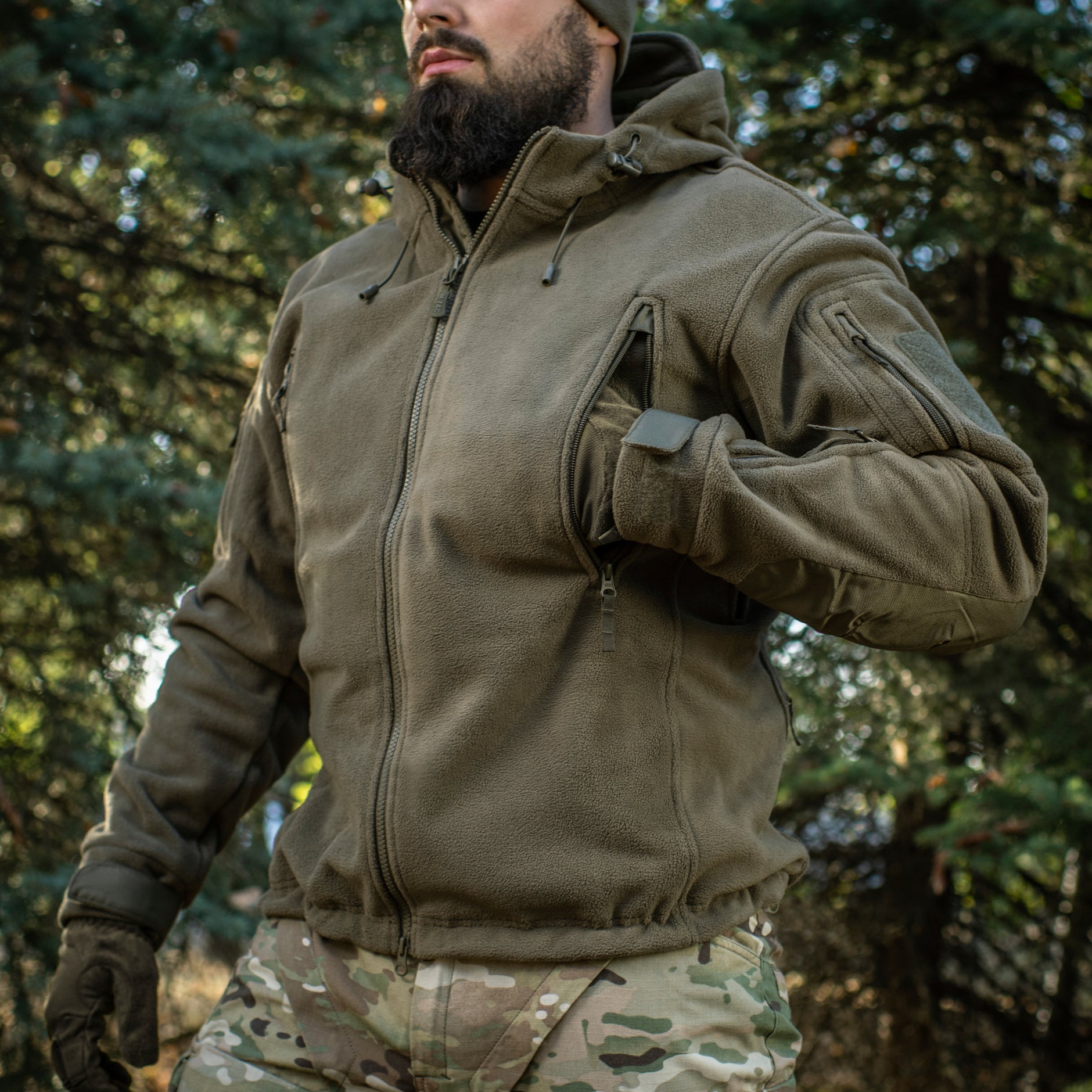 M-Tac куртка флісова Windblock Division Gen.II Dark Olive