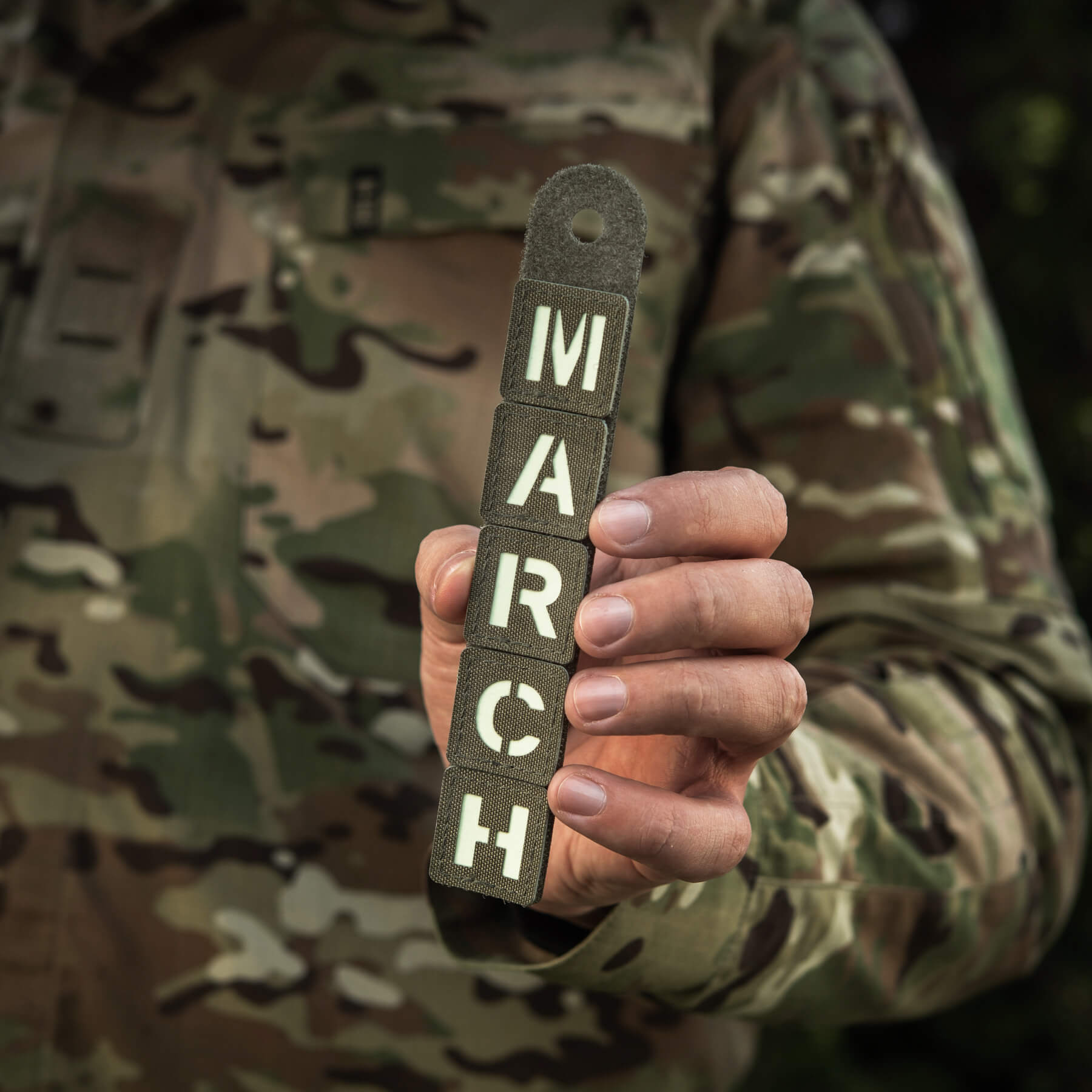 M-Tac нашивка MARCH Ranger Green/GID