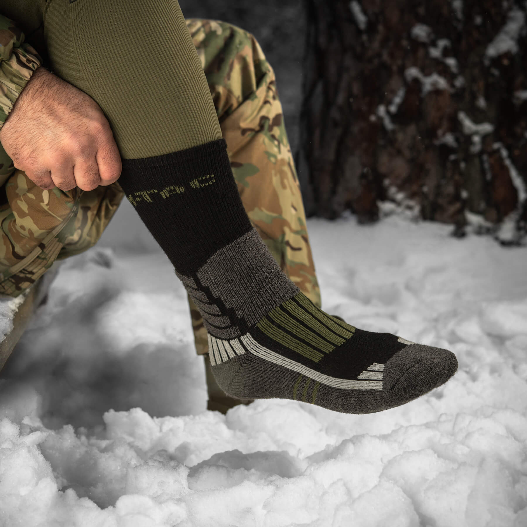 M-Tac шкарпетки Merino Trekking Olive