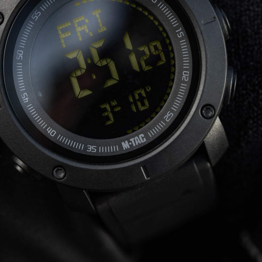 M-Tac годинник тактичний з компасом 2095 Black