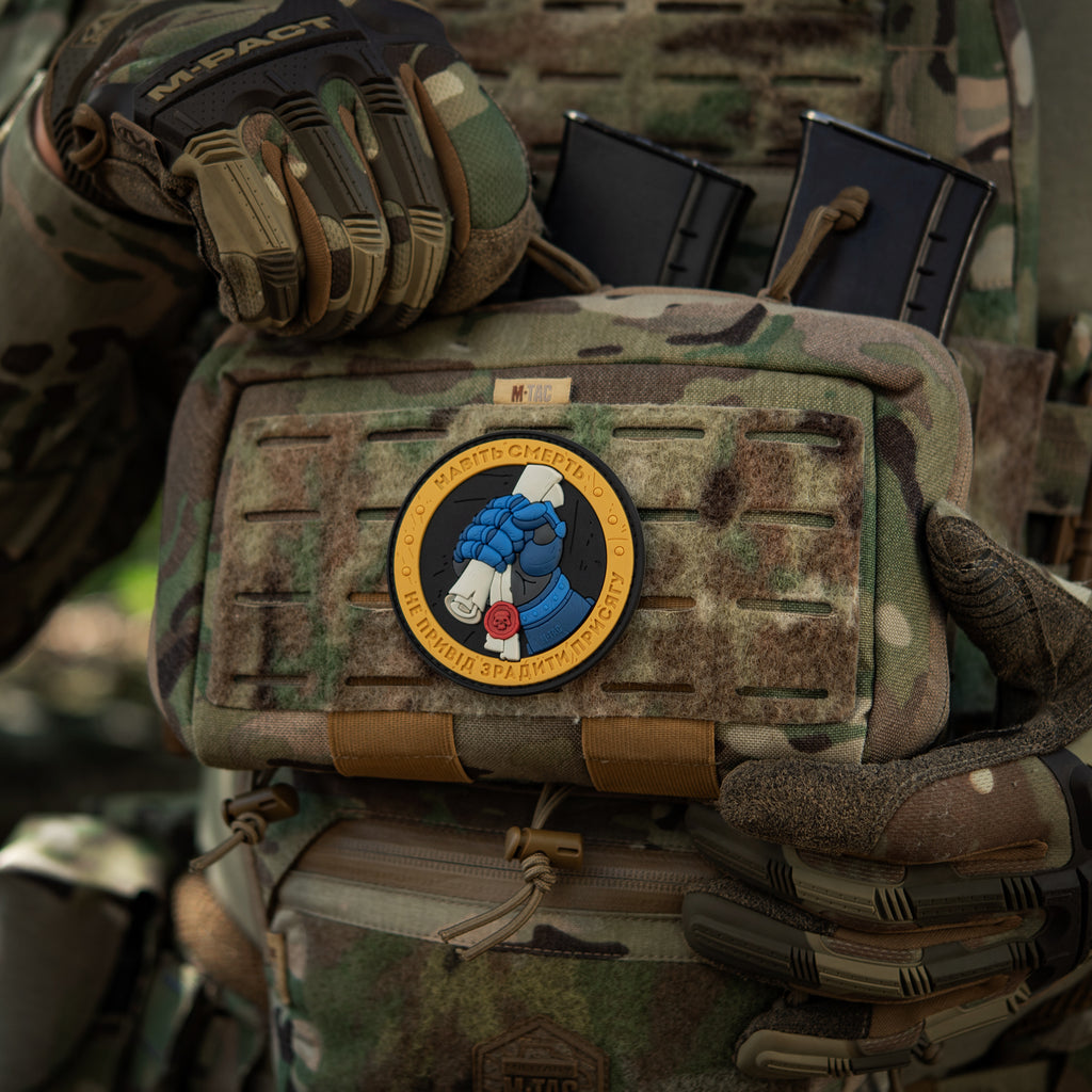 M-Tac нашивка Присяга PVC Yellow/Blue