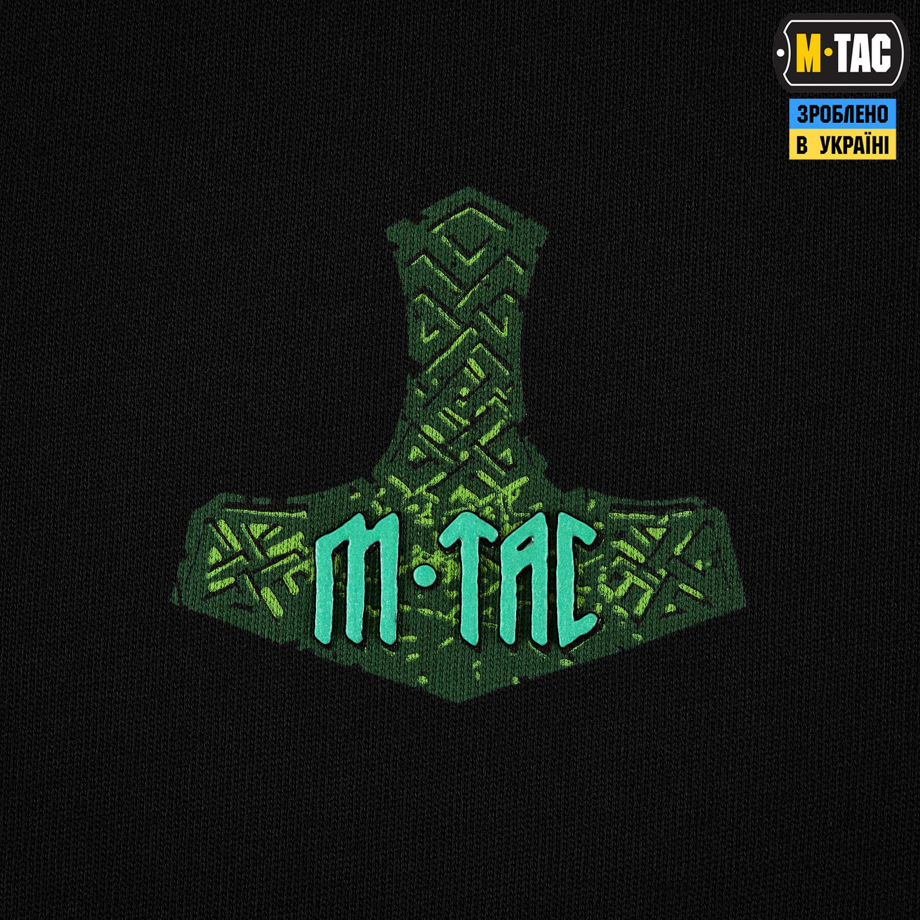 M-Tac футболка Ragnarok Night Vision Cotton Hard Black