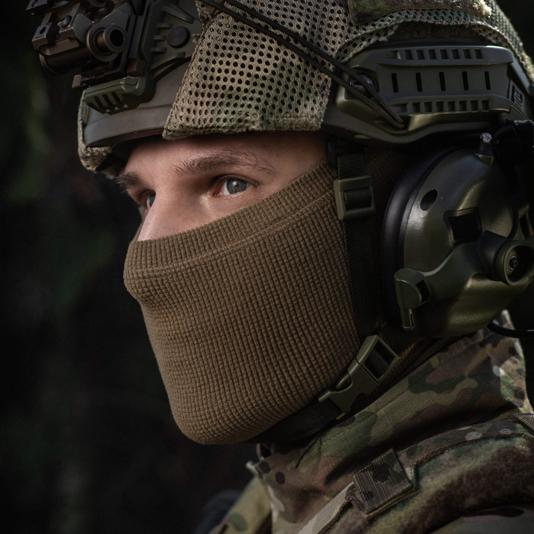 M-Tac шарф-труба мікрофліс ріп-стоп Tan