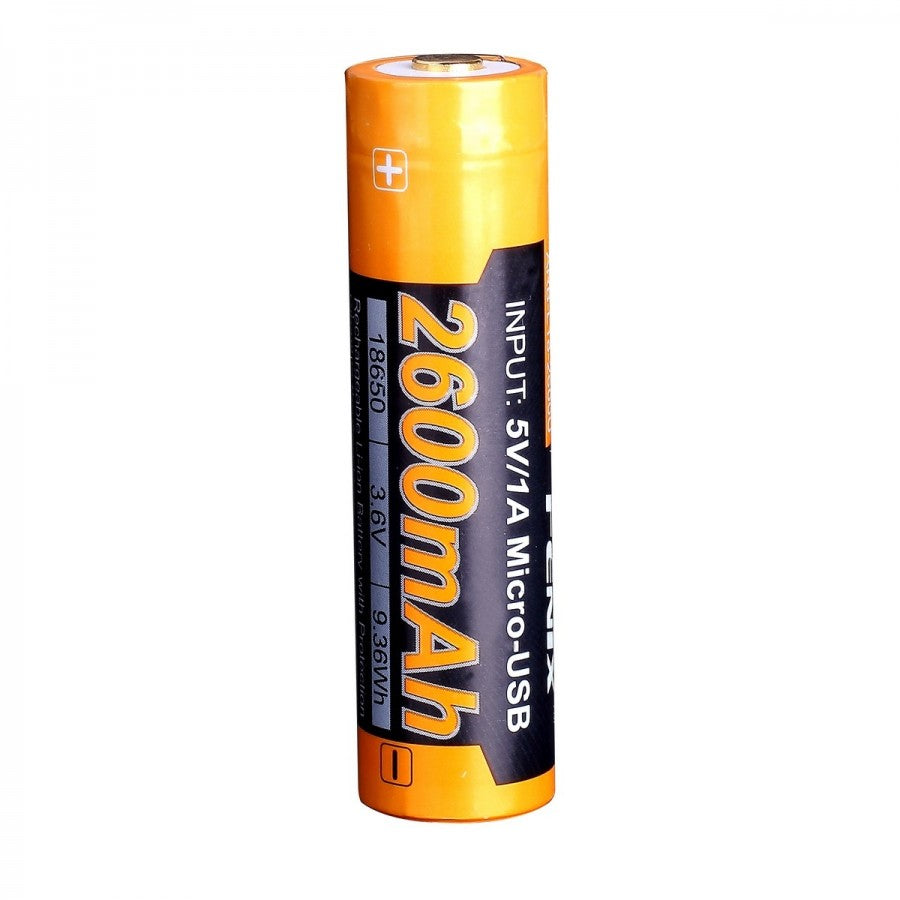 Fenix АКБ 18650 2600mAh Li-ion (USB)