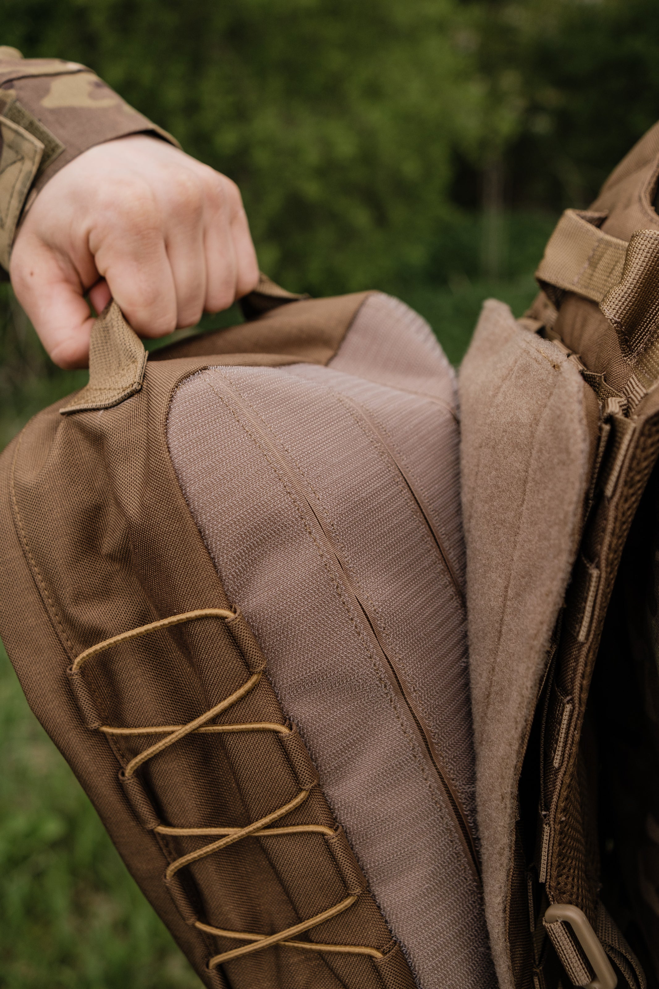 Рюкзак з MOLLE швидкоз'ємний койот
