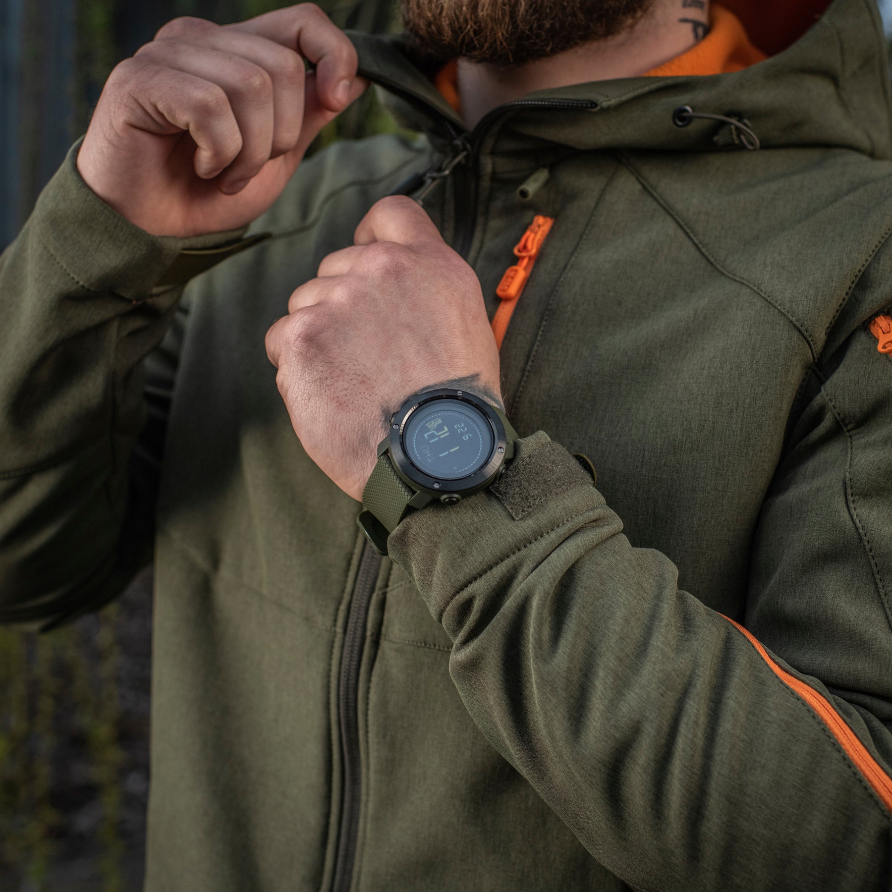M-Tac годинник тактичний мультифункціональний Olive