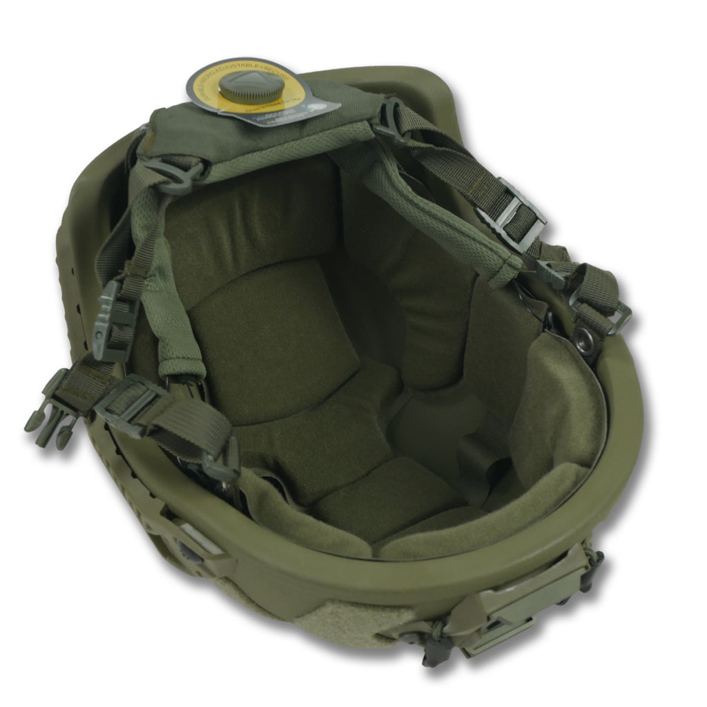 Балістичний шолом Олива (M, L) FAST PE GEN III AGGRESSIVE