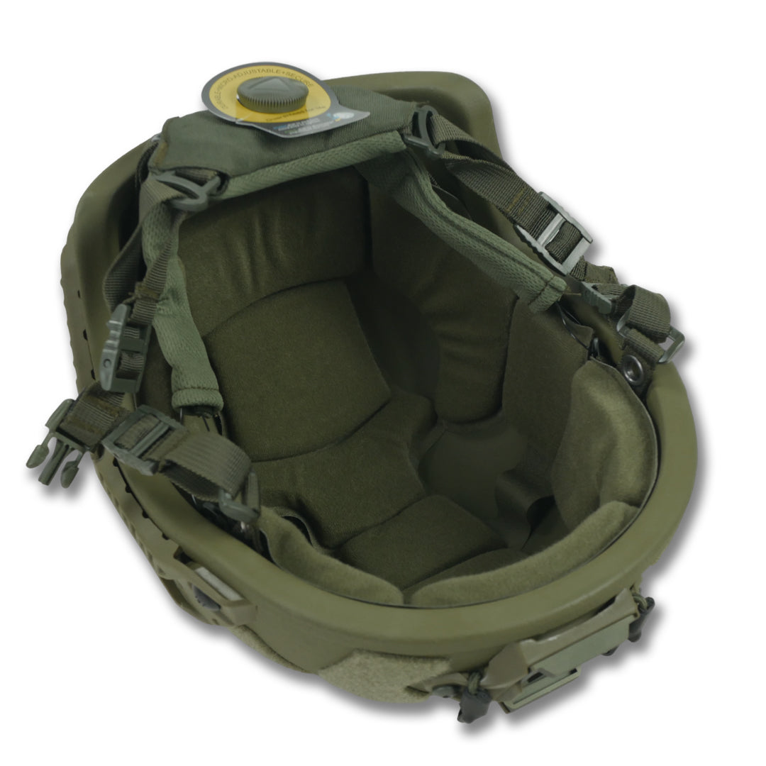 Балістичний шолом Олива (M, L) FAST PE GEN III AGGRESSIVE