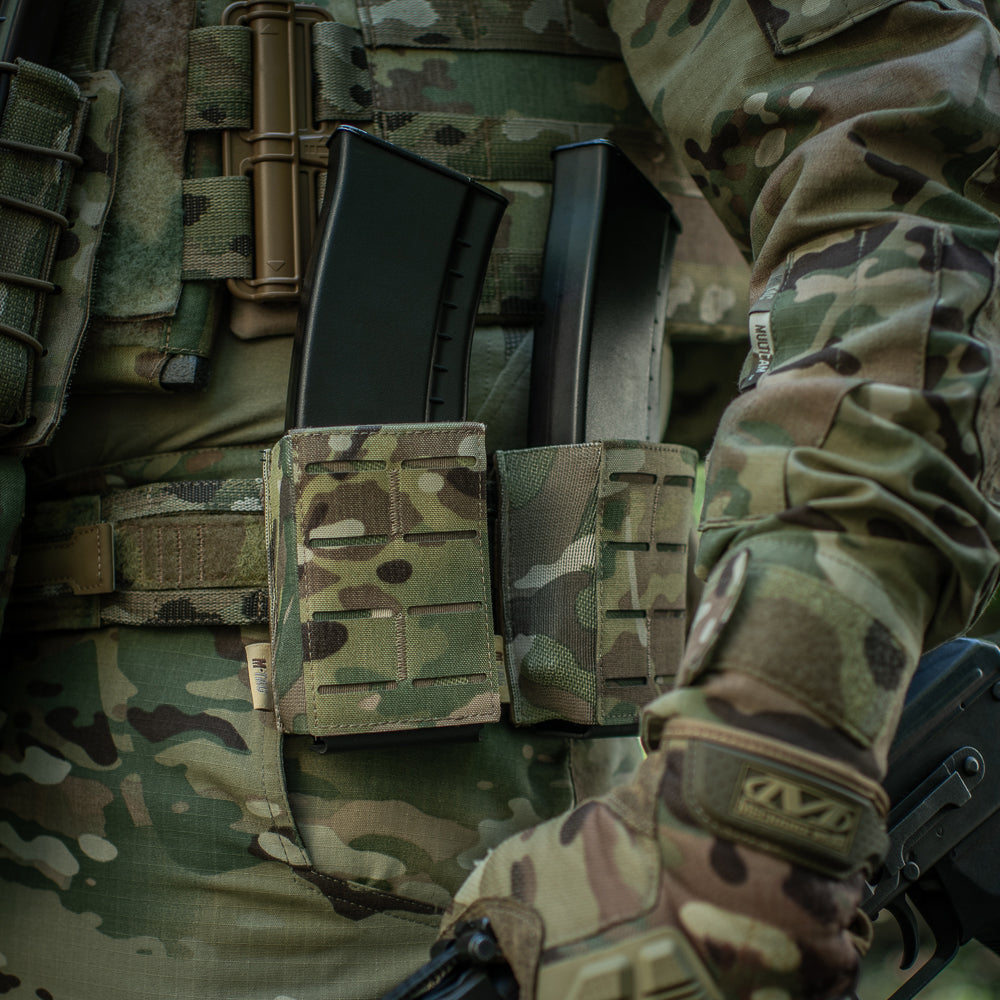 M-Tac підсумок для магазина на гумці (10 см) Laser Cut Multicam