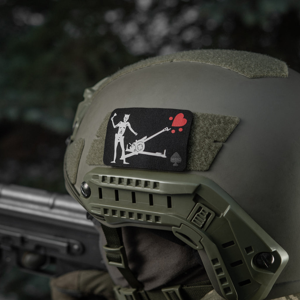M-Tac нашивка прапор Чорна Борода Д-30 Black