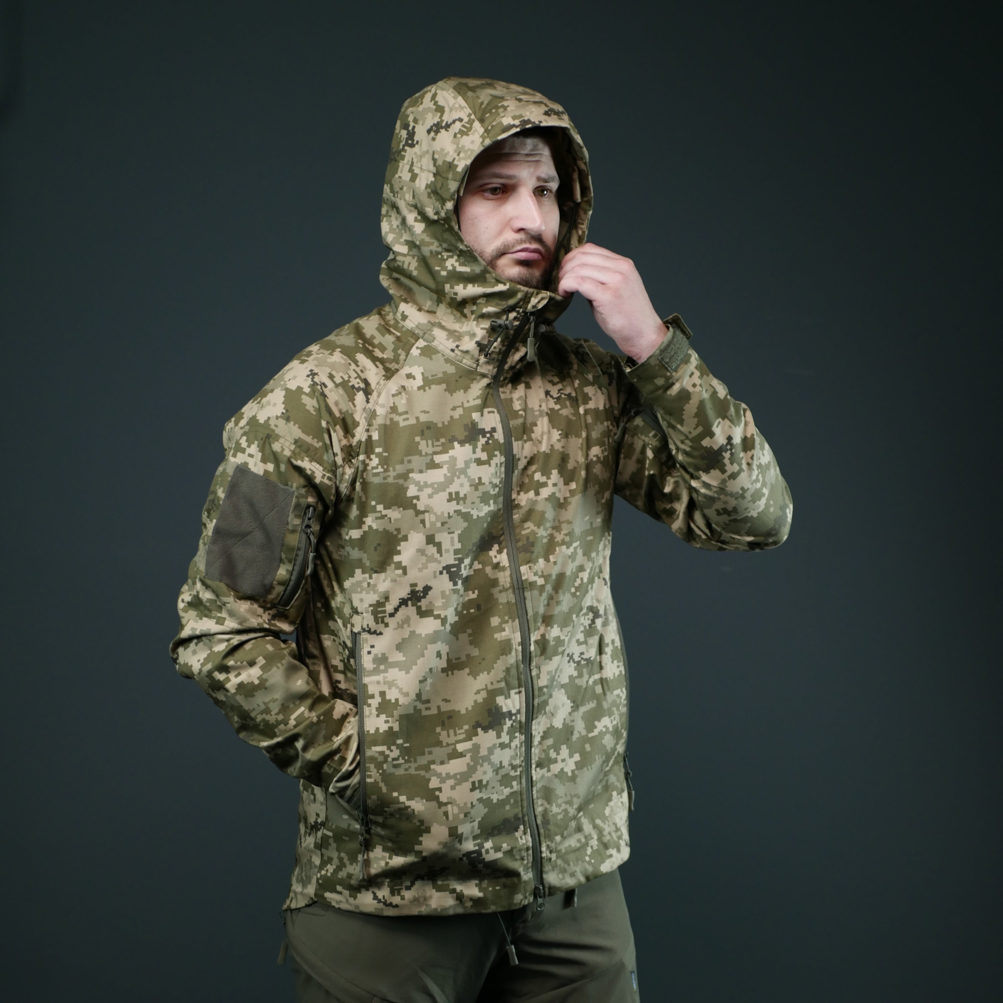 Тактична куртка Twill GEN I | Піксель | Літня військова куртка без підкладки