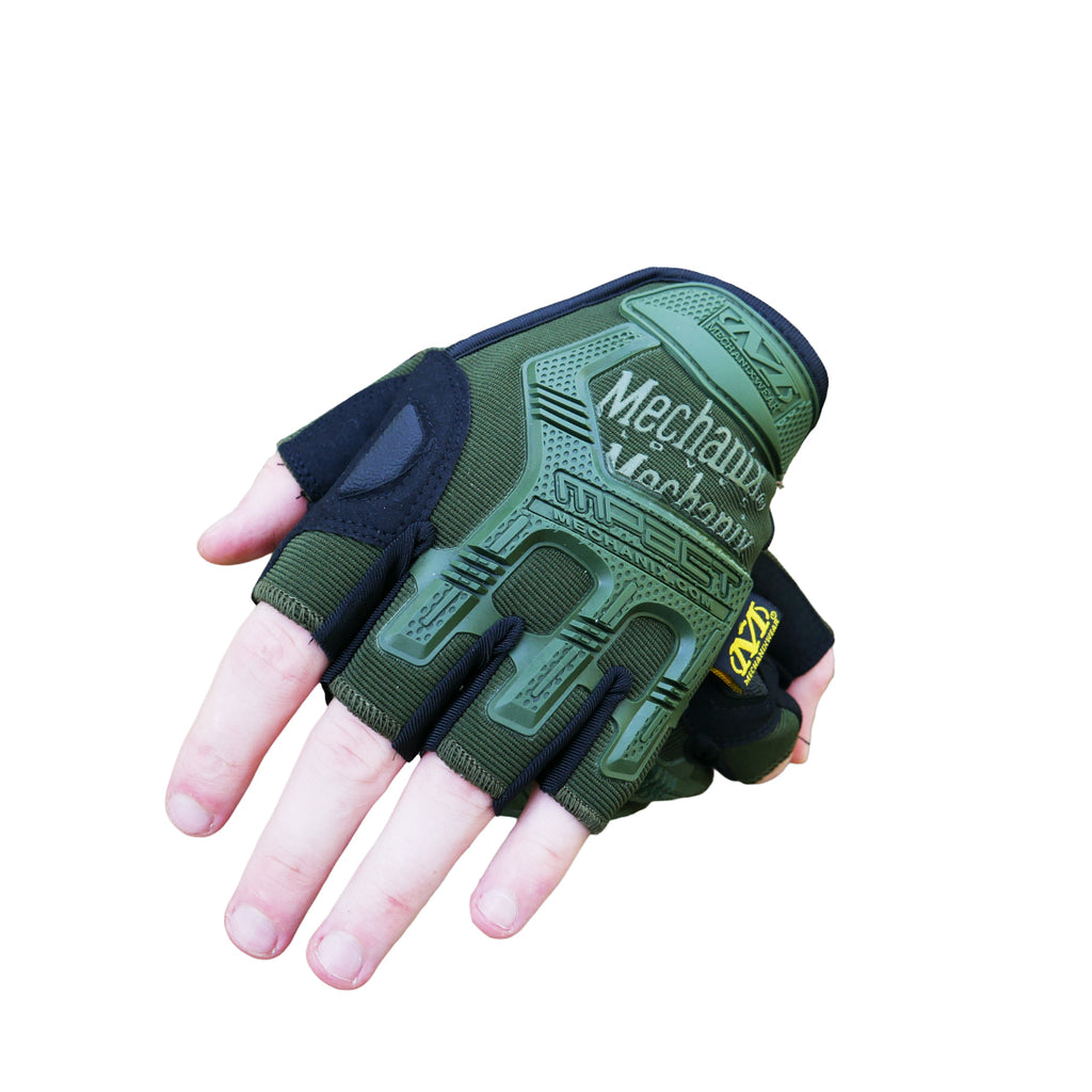 Безпалі рукавиці олива Mechanix MXK-2