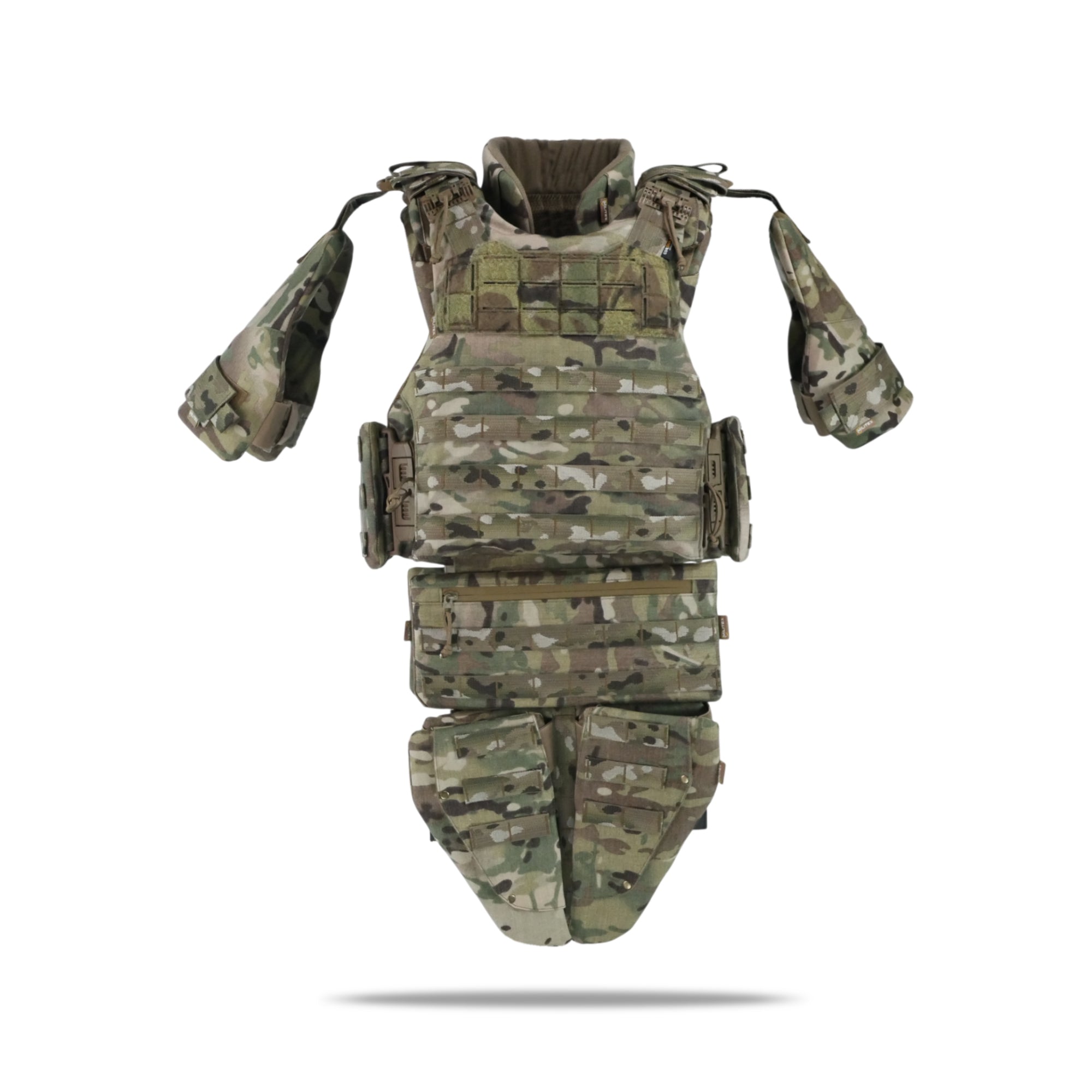Бронежилет Militex Modular X-1 з балістичним пакетом (1 клас) | Multicam | Cordura USA | Розмір XL