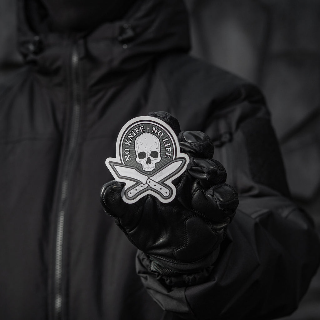 M-Tac наклейка No Knife - No Life світловідбиваюча