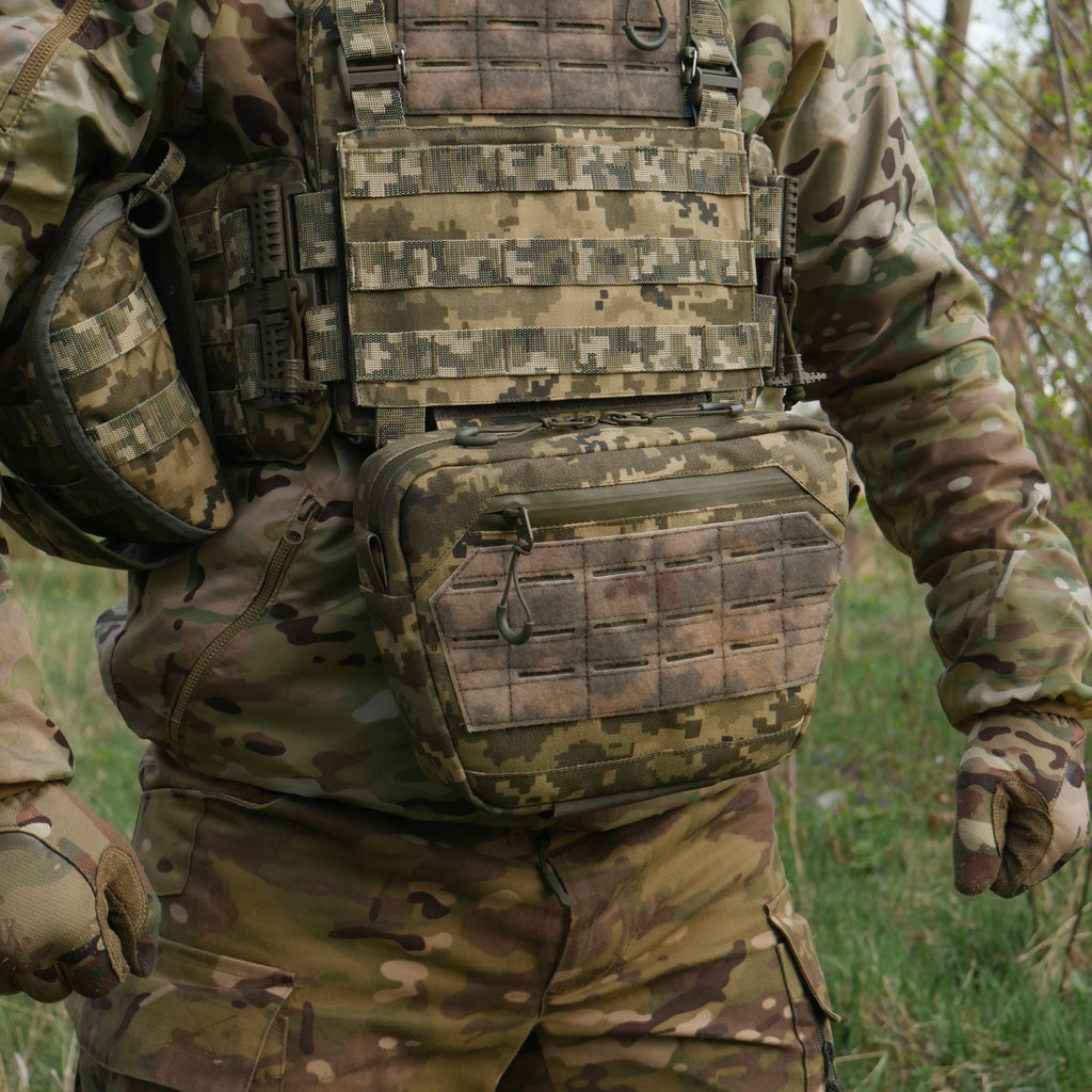 Сумка-напашник XL Kiborg GU з NIR-просоченням (Піксель