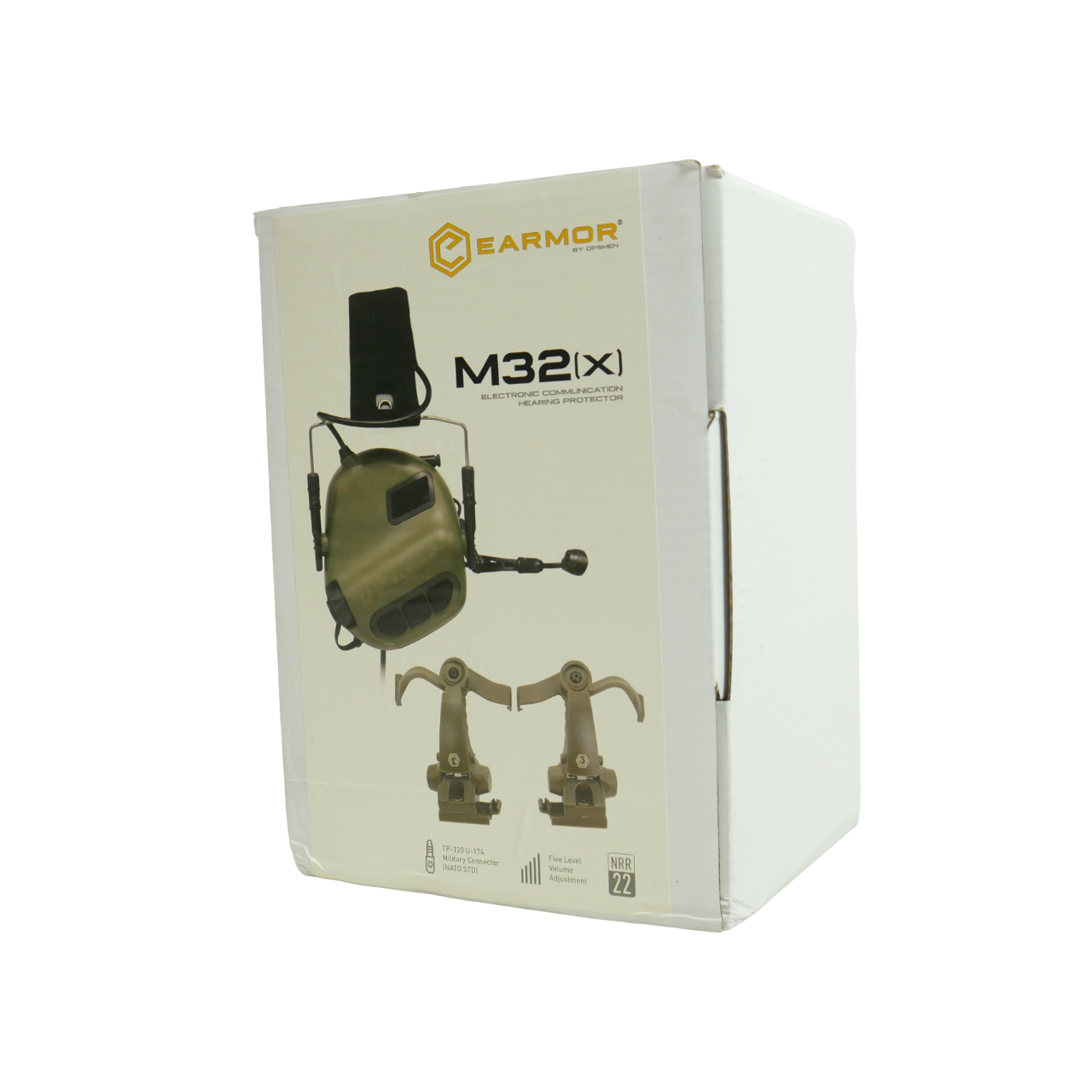 Комплект активні навушники Earmor M32X MOD4 + кріплення «чебурашки»