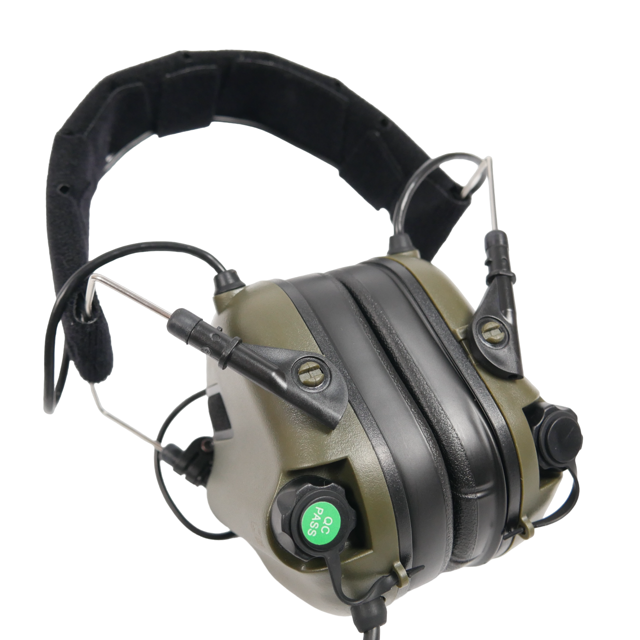 Комплект навушники EARMOR M32 з адаптером "Чебурашка" Хакі