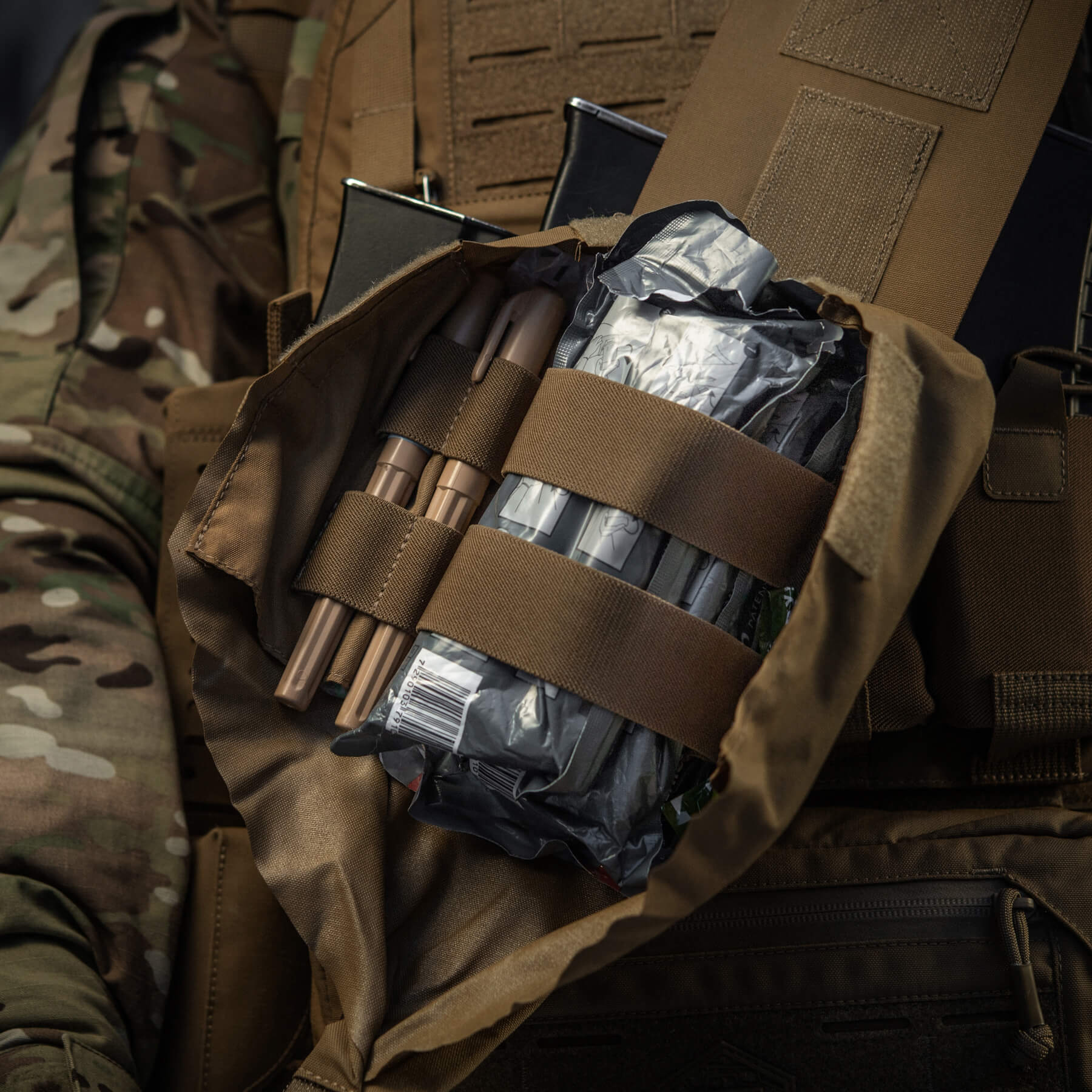 M-Tac підсумок медичний вертикальний Large Gen.II Elite Coyote