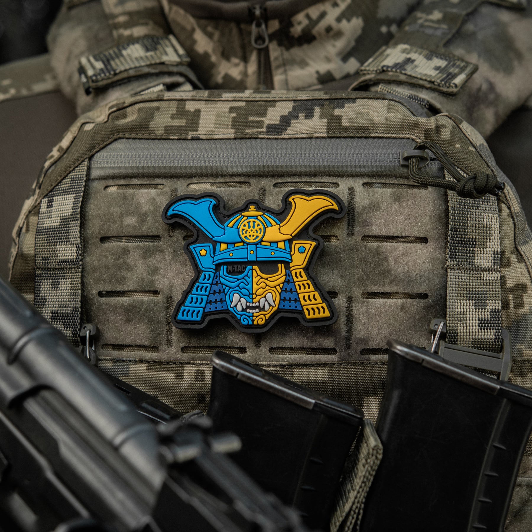 M-Tac нашивка Маска Самурая (PVC)