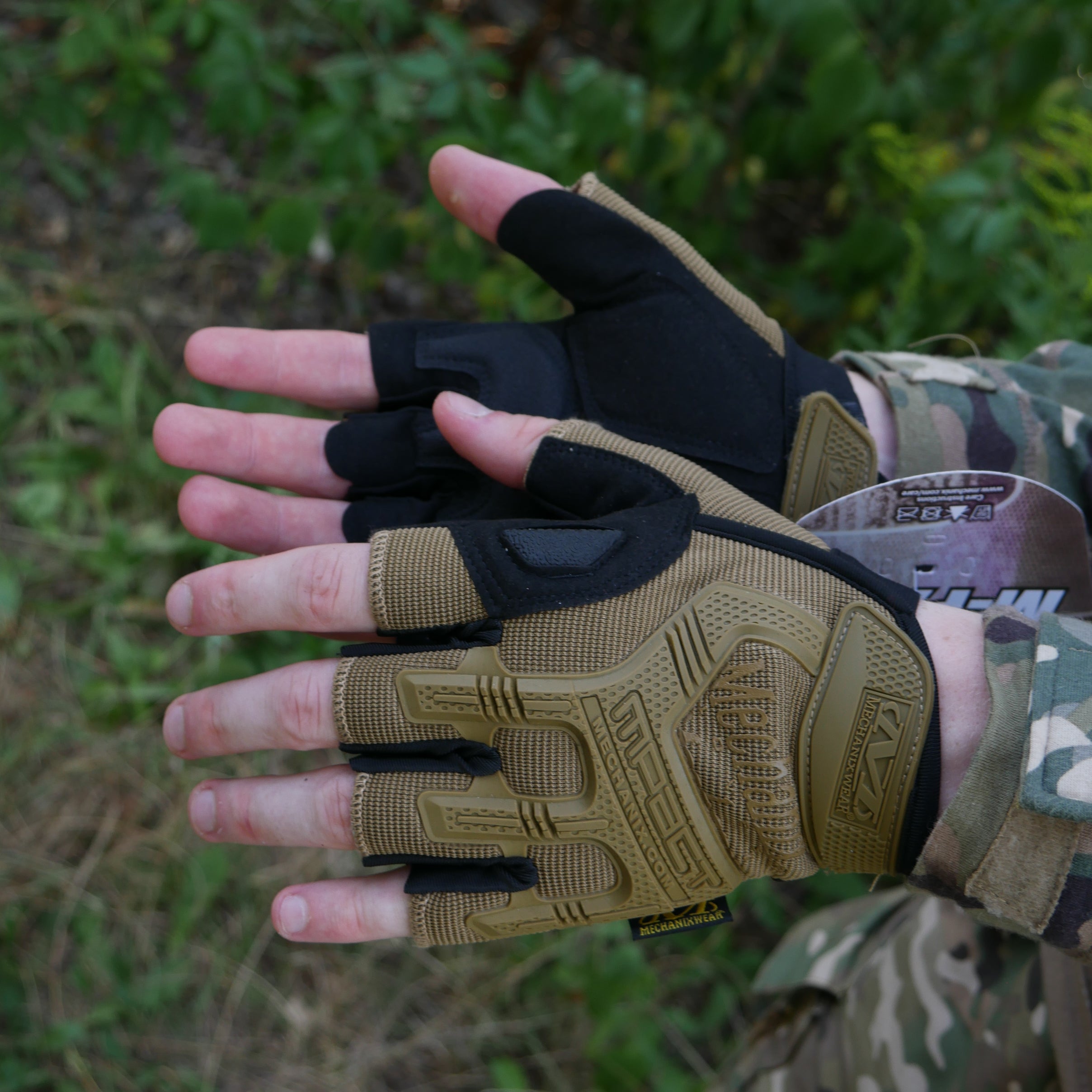 Безпалі рукавиці койот Mechanix MXK-2