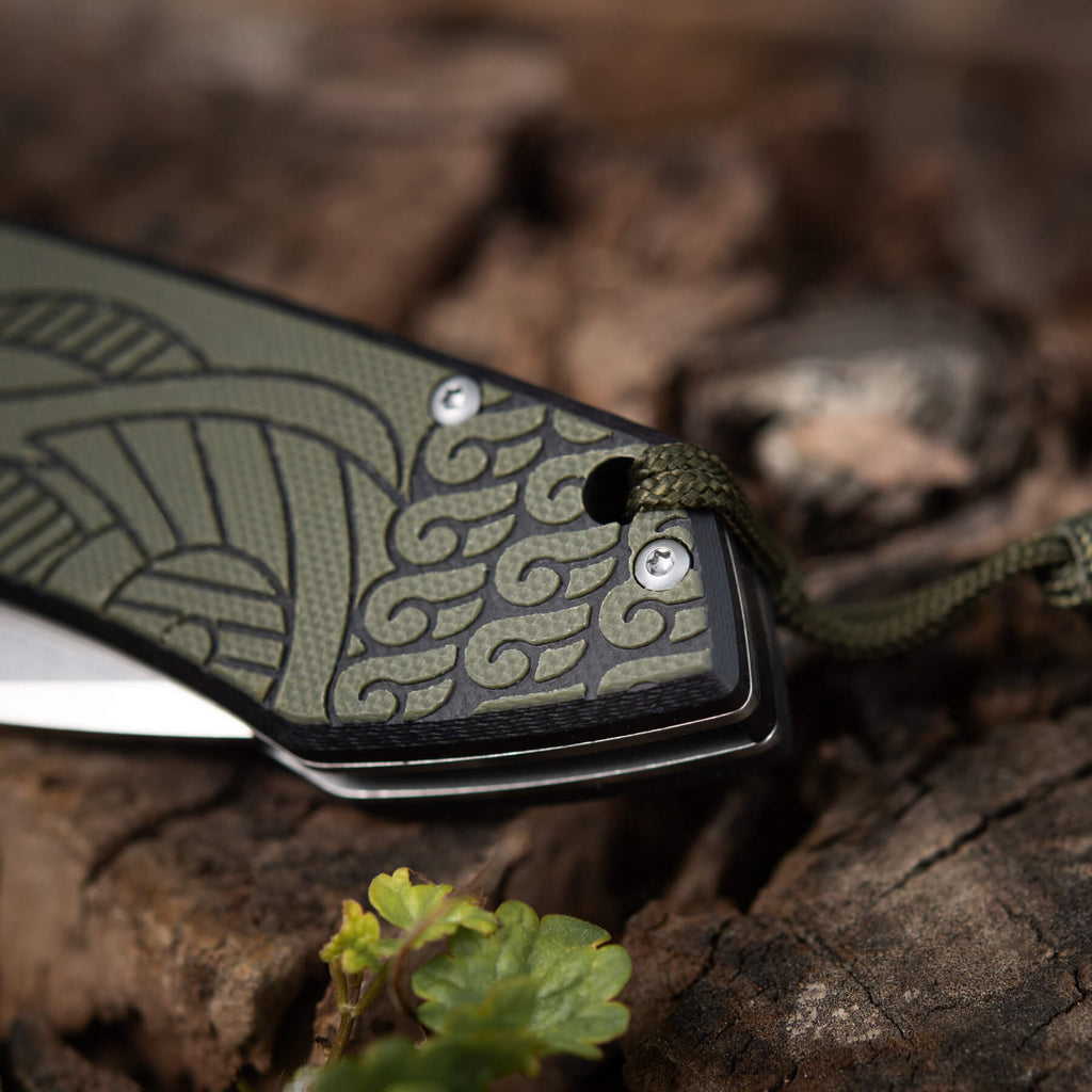 M-Tac ніж складний Type 12 Scandinavian Stonewash Black/Olive