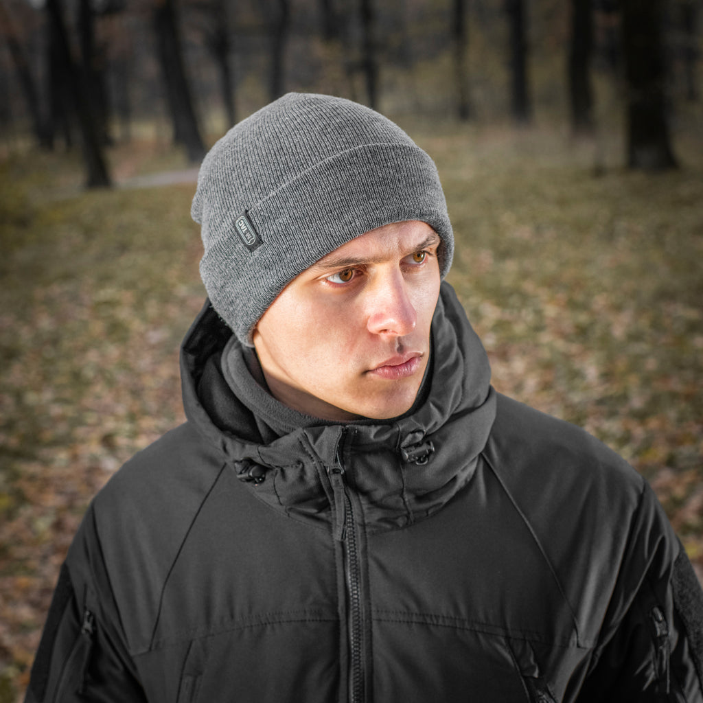 M-Tac шапка тонка вязка 100% акрил Grey