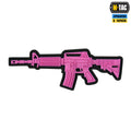 M-Tac нашивка M4A1 3D PVC Pink