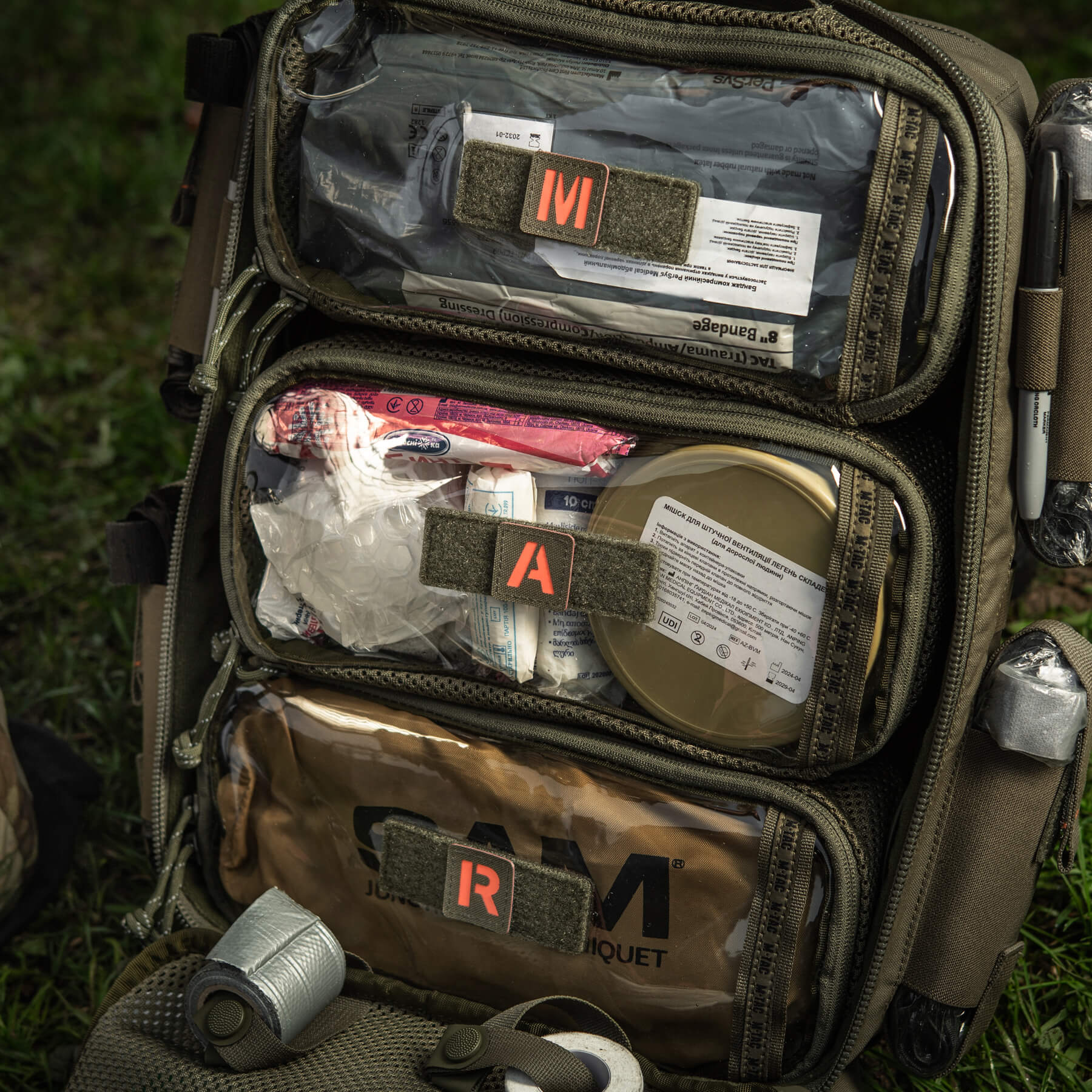 M-Tac нашивка MARCH Ranger Green/Red/GID