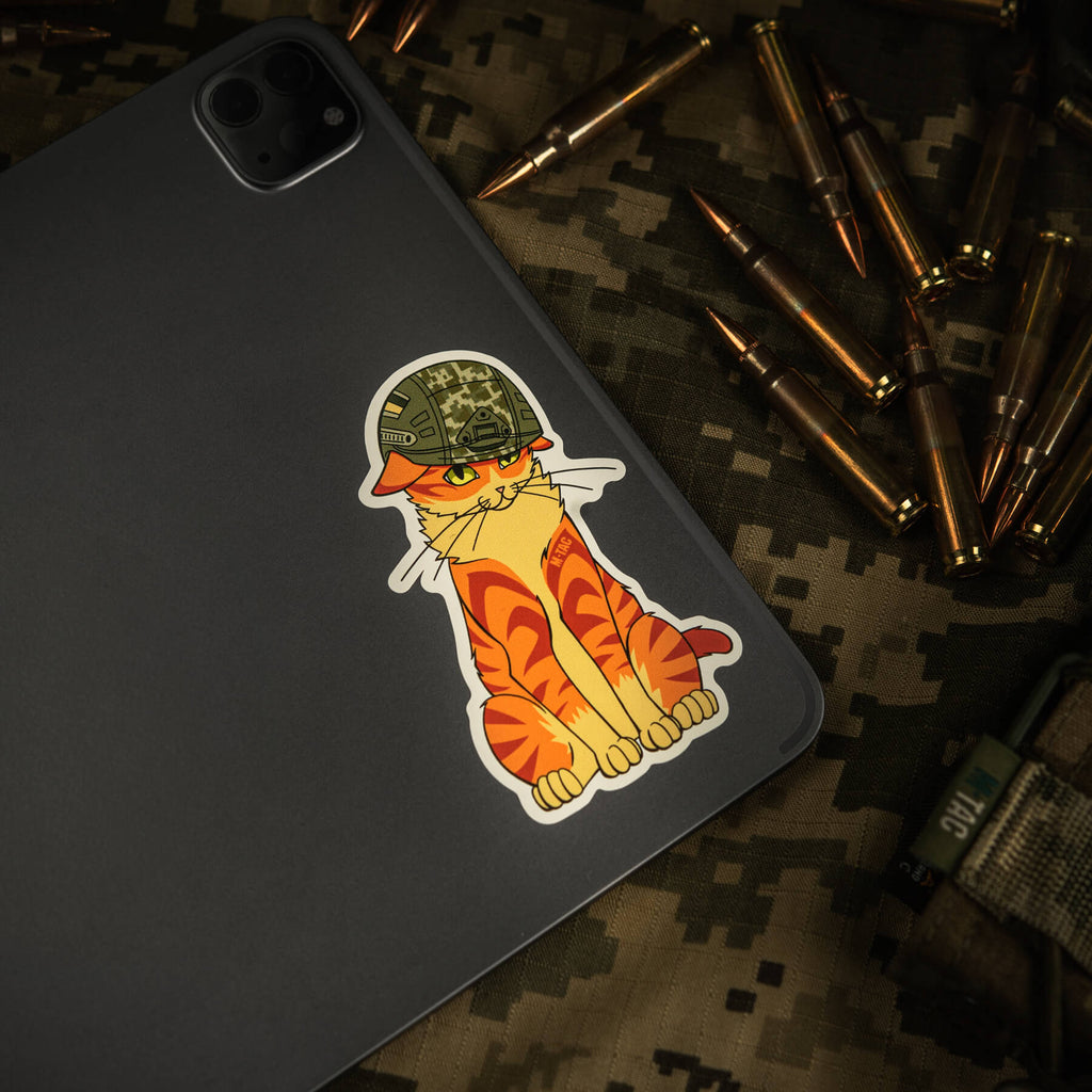M-Tac наклейка Orange Cat