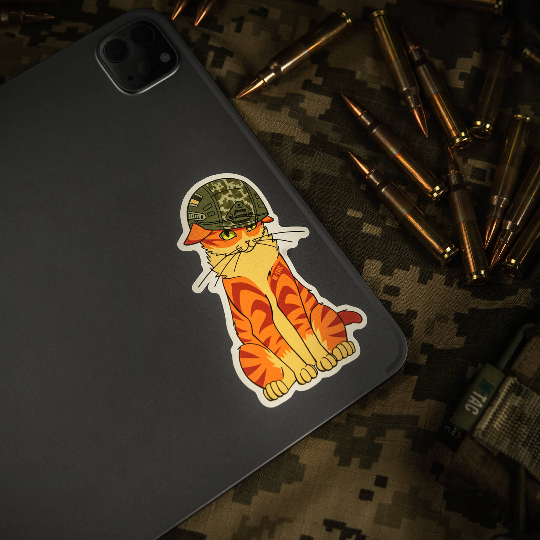 M-Tac наклейка Orange Cat