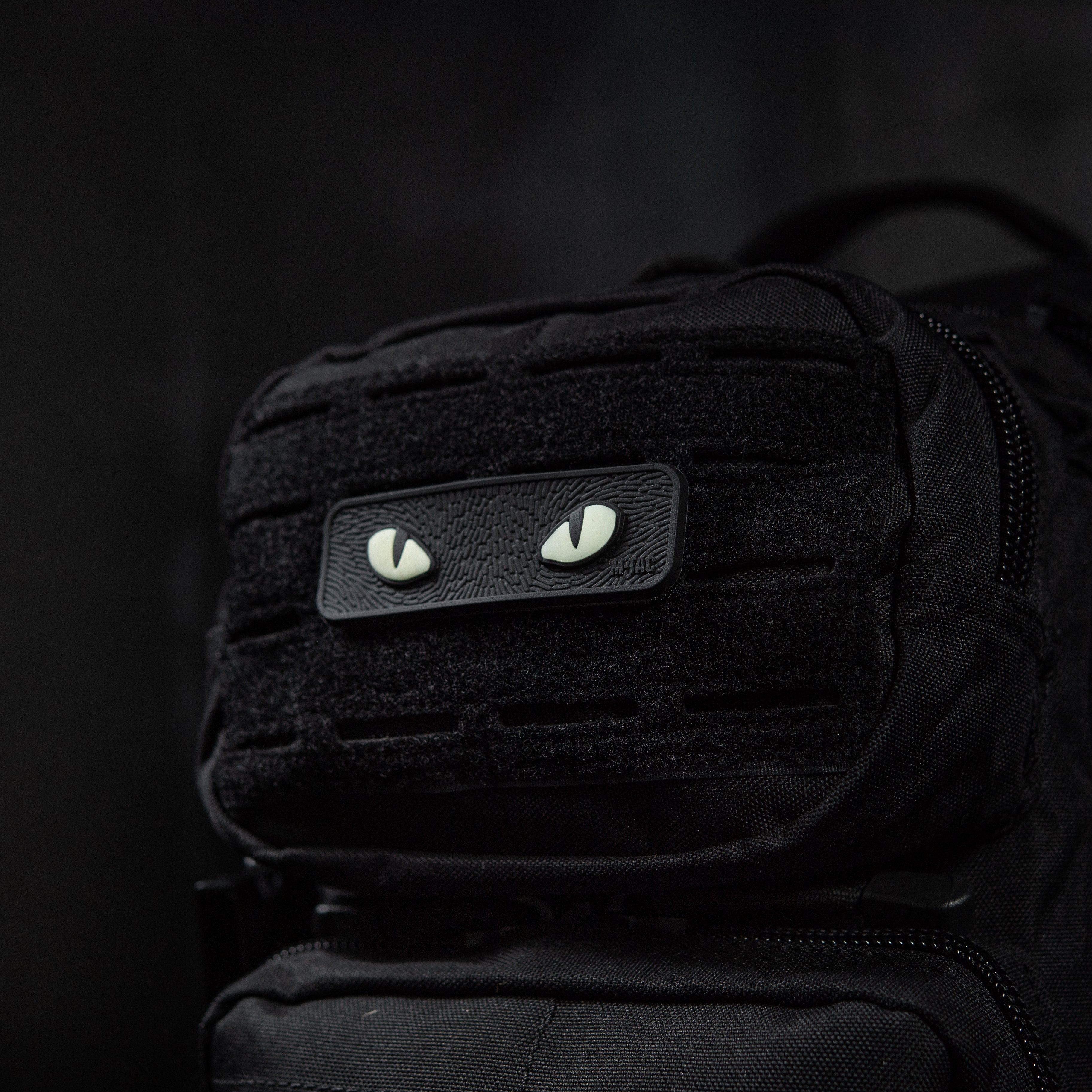 M-Tac нашивка Cat Eyes 3D ПВХ Black