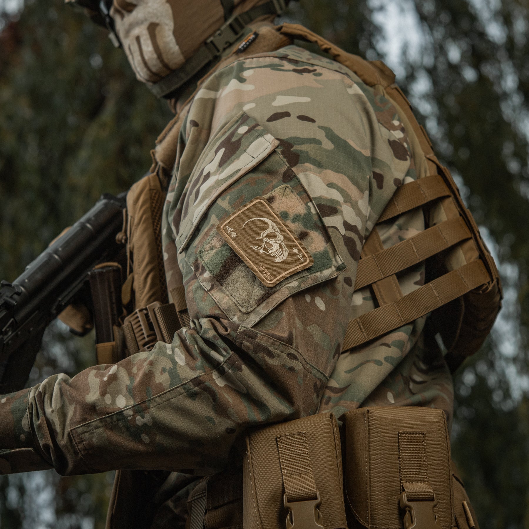 M-Tac нашивка Face of war (вишивка) Coyote