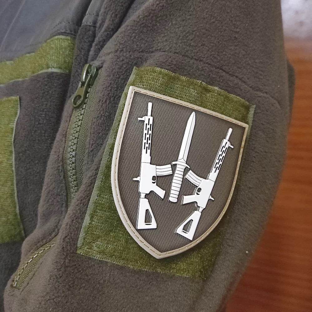 Шеврон ПВХ ЗСУ 67 ОМБр олива обємний