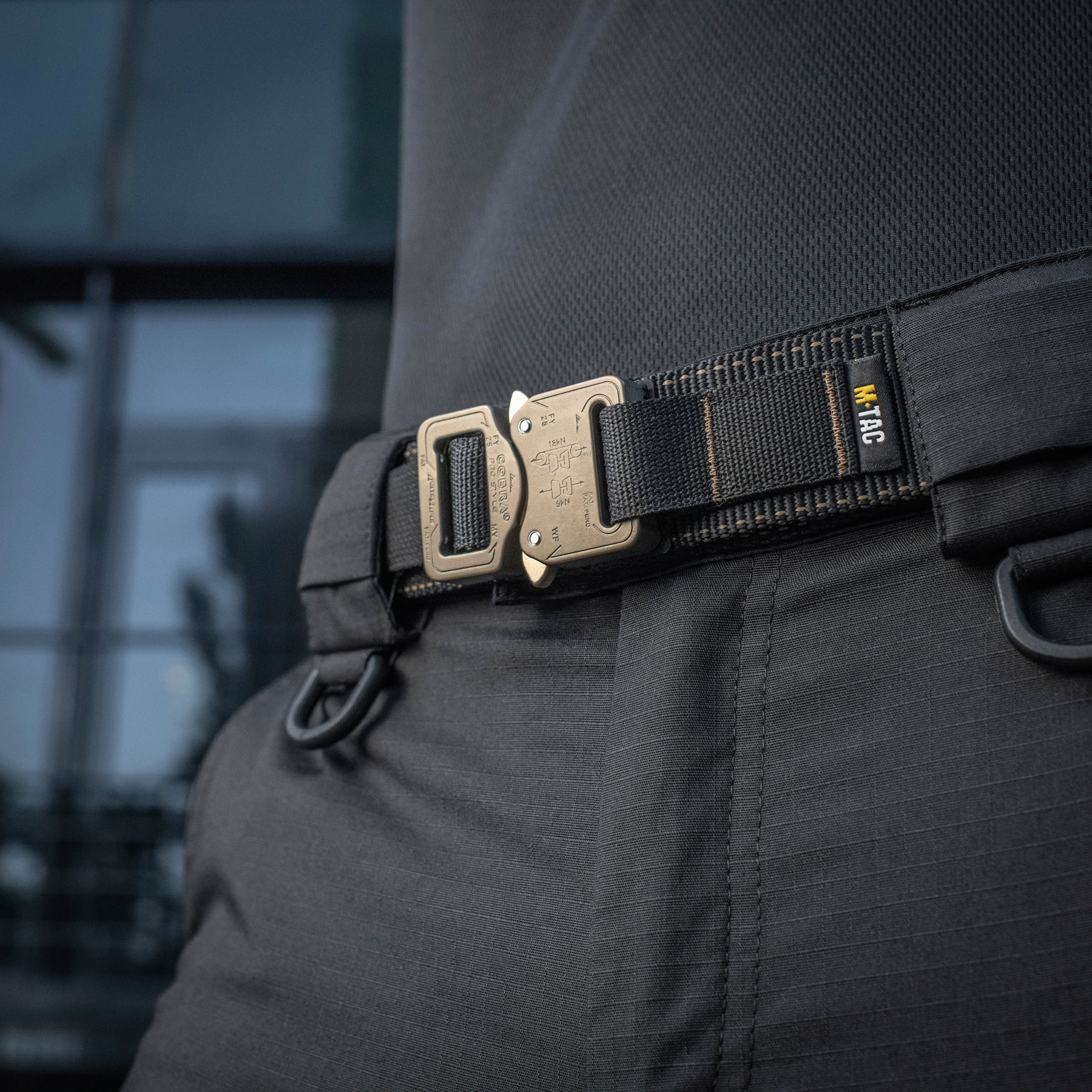 M-Tac ремінь Cobra Buckle Belt Black