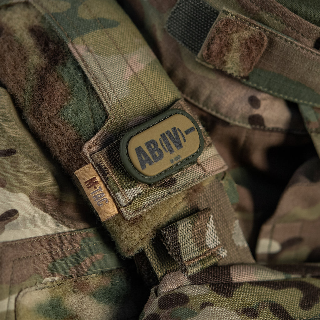M-Tac MOLLE Patch група крові AB (IV) - PVC Ranger Green