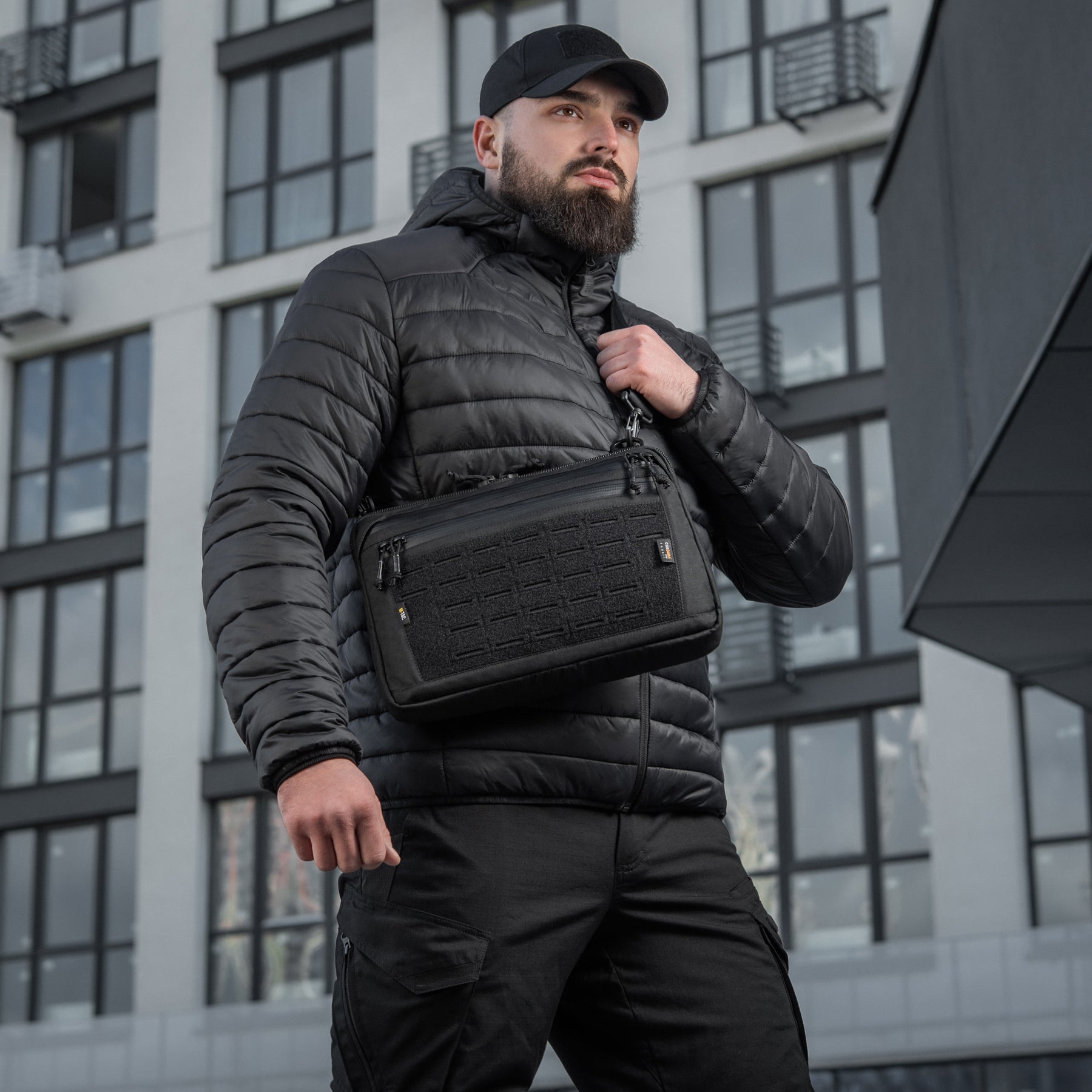 M-Tac сумка Admin Bag Large Elite з липучкою Black