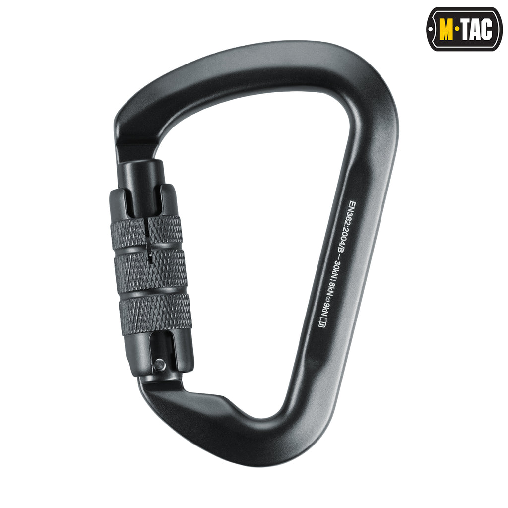 M-Tac карабін 10 см с байонетною муфтою Keylock Grey