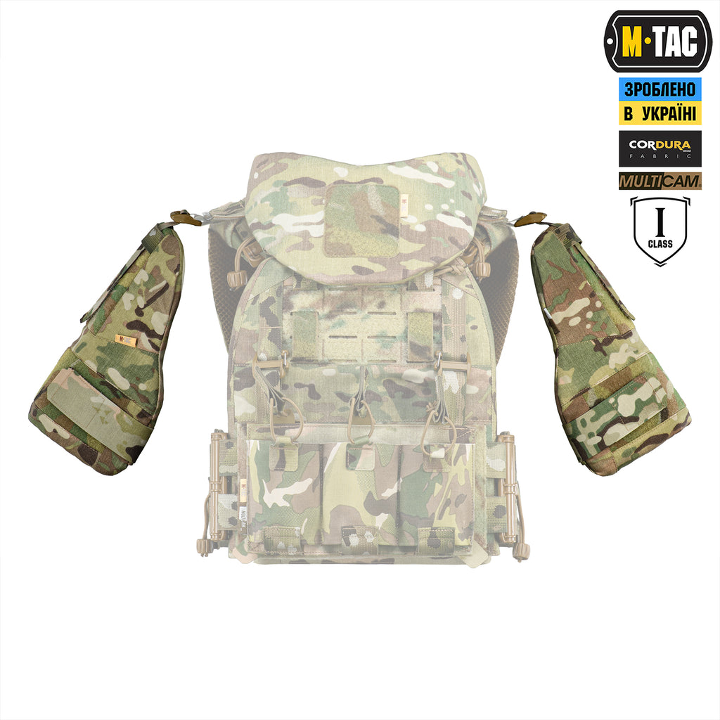 M-Tac плечовий захист з балістичними пакетами 1А для Cuirass QRS Multicam