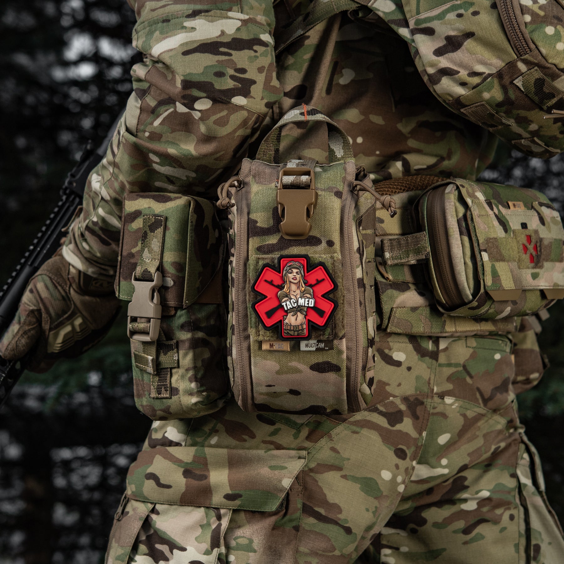 M-Tac нашивка TacMed PVC Olive