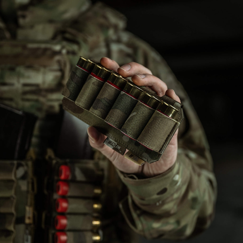 M-Tac підсумок для набоїв 12 калібру горизонтальний Laser Cut Multicam